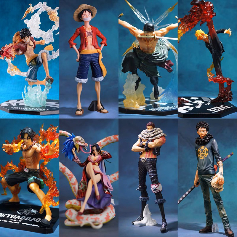 Action Figure One Piece Luffy Zoro Sanji Ace Figuarts Zero