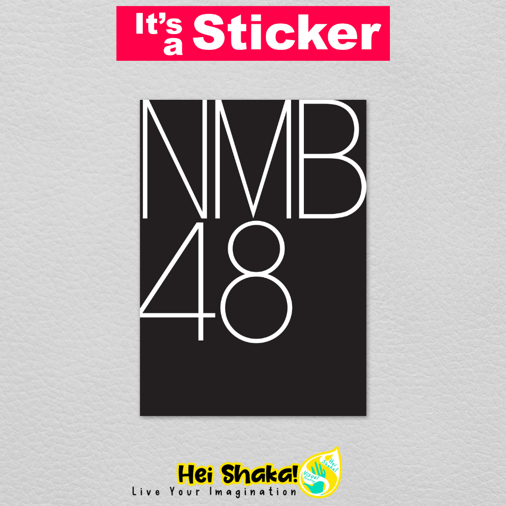 

Stiker NMB48 Sticker Musik Band Vinyl Anti Air