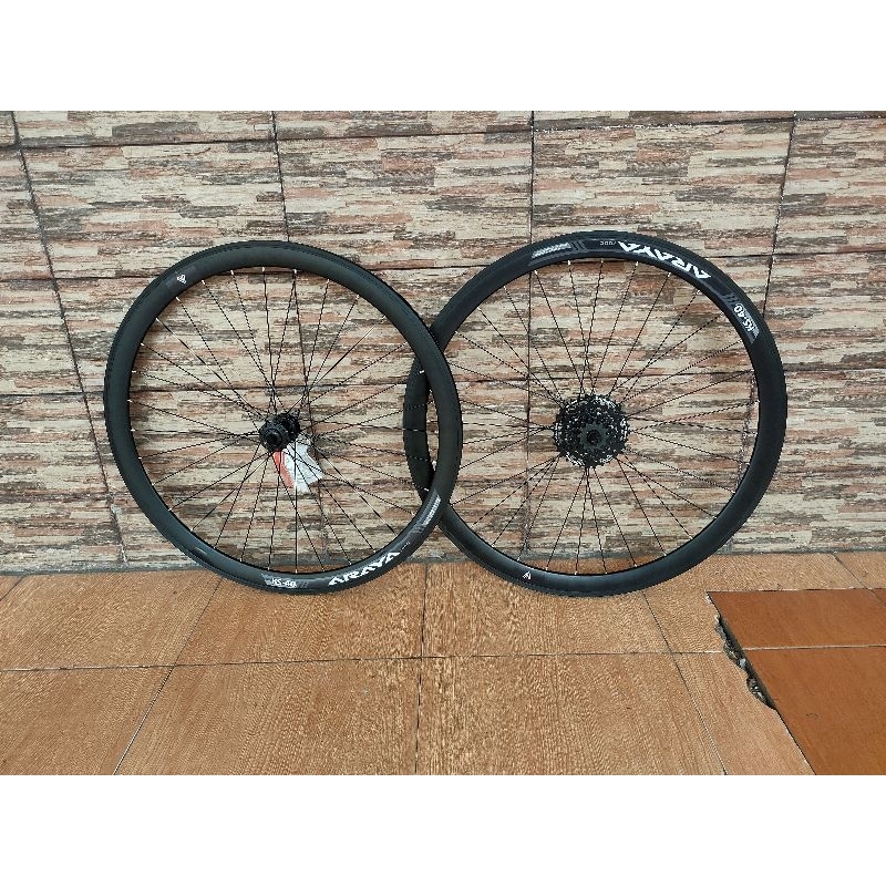 wheelset 700c araya ks40 hub shimano