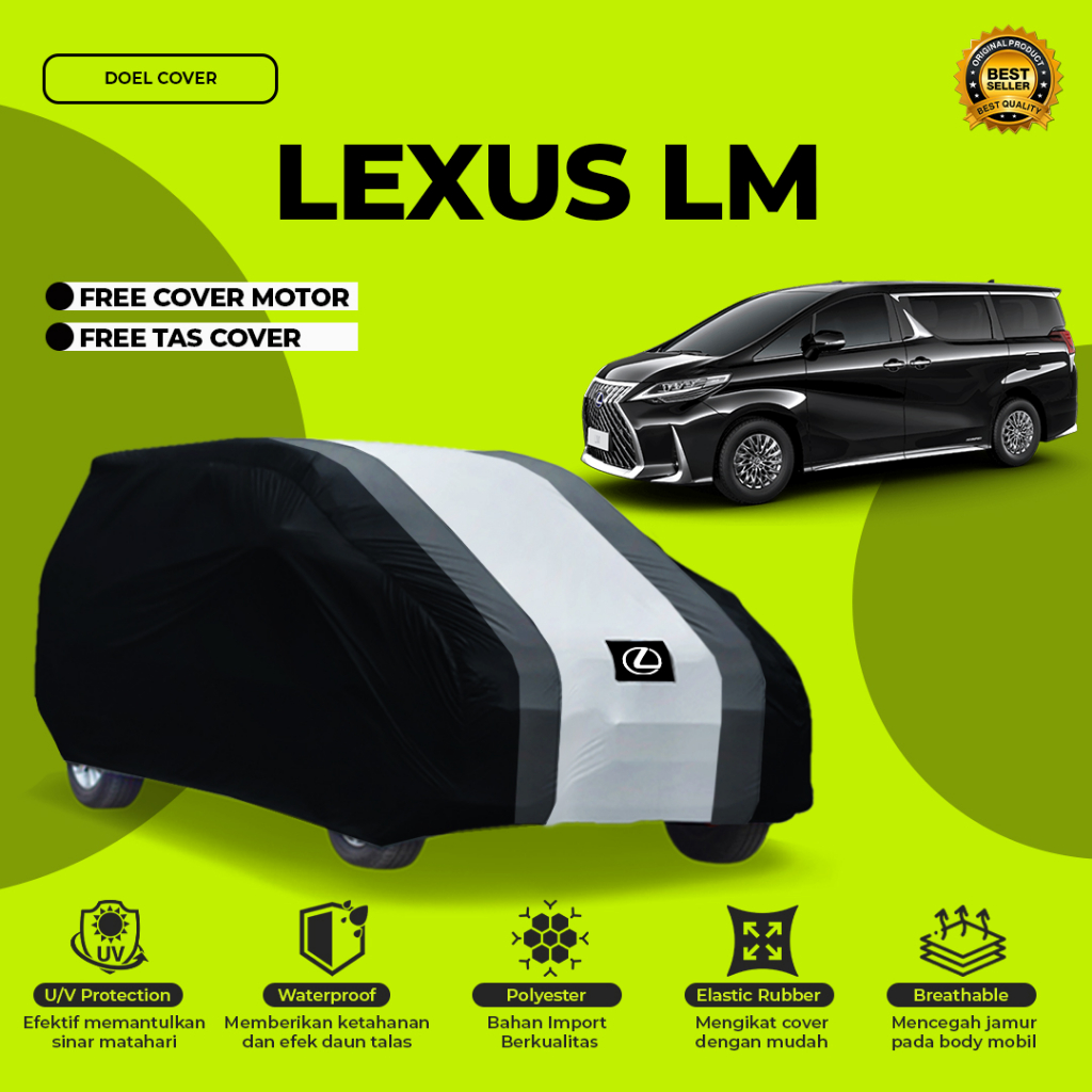 Body Cover Premium Sarung Mobil Lexus LM Outdoor Waterproof