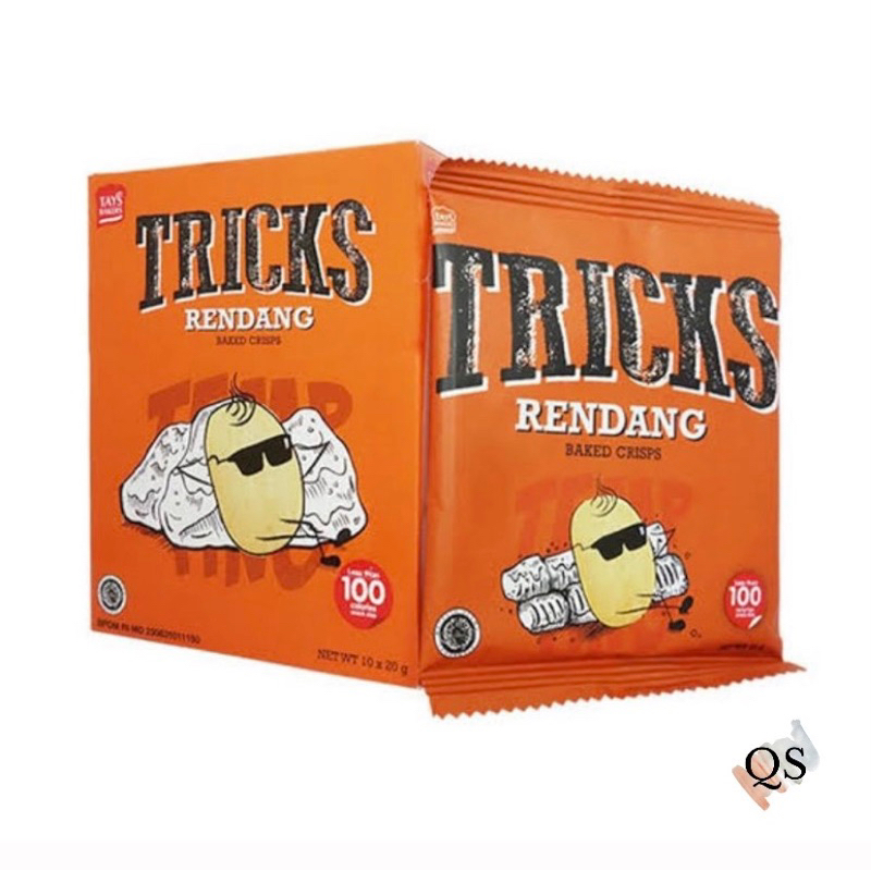 

Potato Tricks Rendang Baked Crisps 1 Box 10pcs
