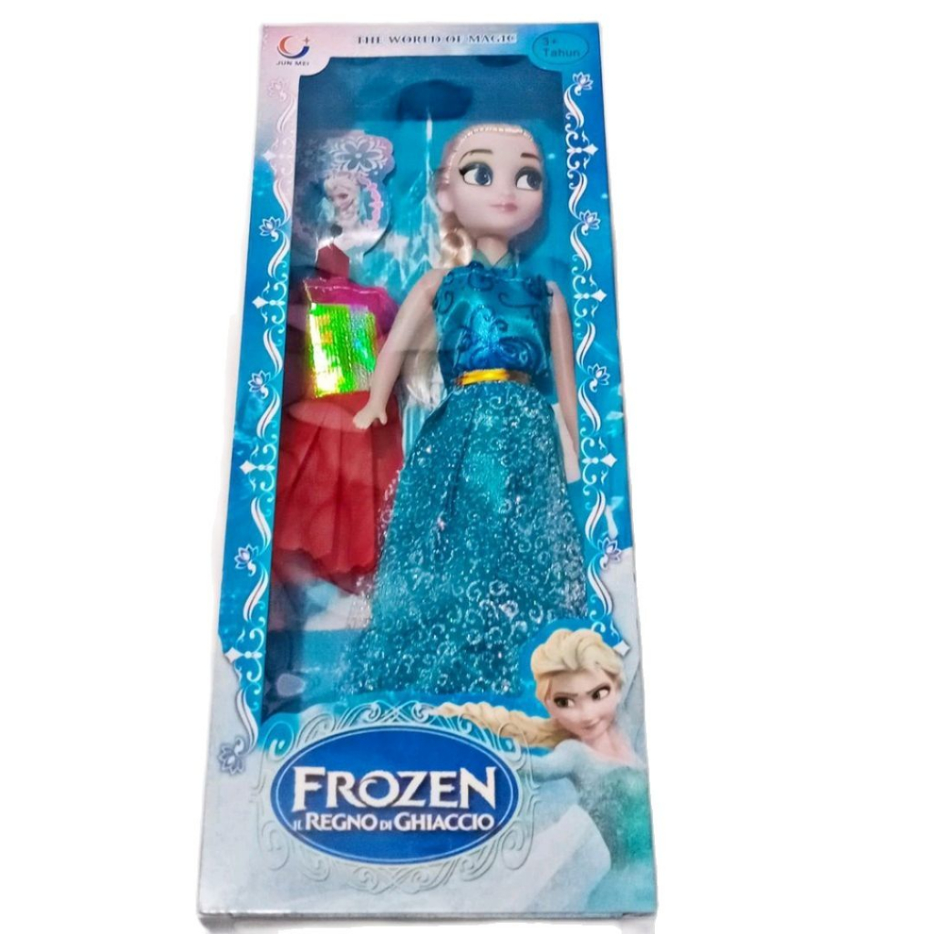 COD MAINAN ANAK BONEKA FROZEN SET LENGKAP FREE BAJU / BONEKA ELSA FROZEN SET