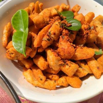 

basreng pedas kriuk daun jeruk viral