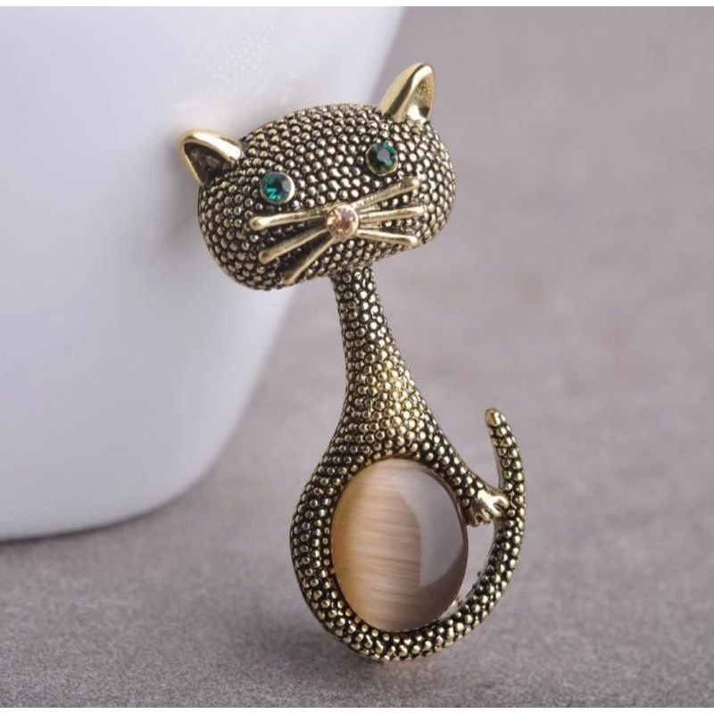 bros hijab/dress bentuk kucing vintage