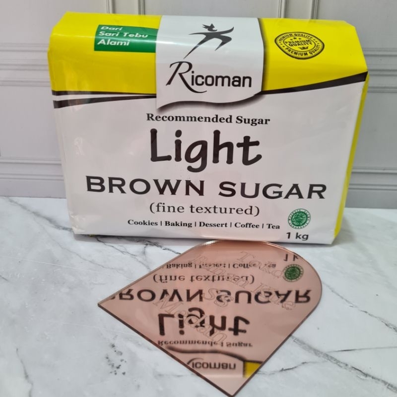 

(1kg) Ricoman Light Brown Sugar