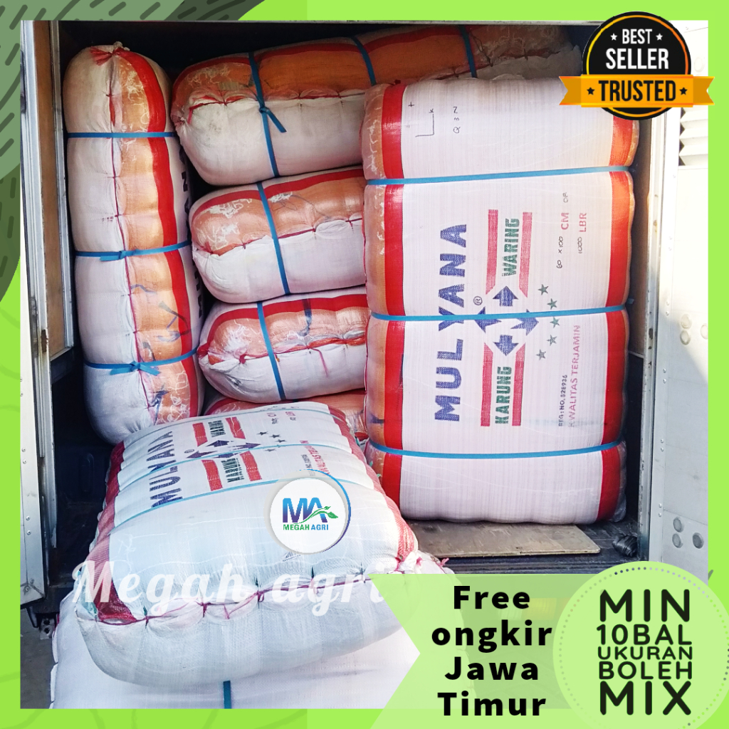 GROSIR WARING SAYUR / JARING KARUNG SAYUR MULYANA 60X100CM 1BAL
