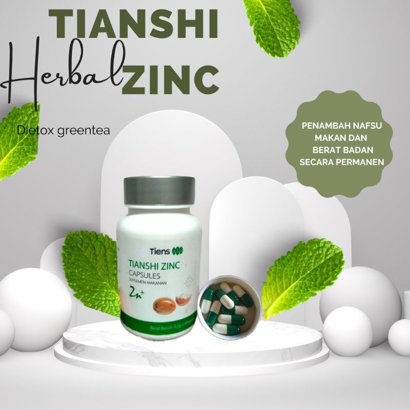 [ BISA COD ] SUPLEMEN PENGGEMUK BADAN | ZINC CAPSULES TIENS | OBAT PENAMBAH BERAT BADAN NAFSU MAKAN
