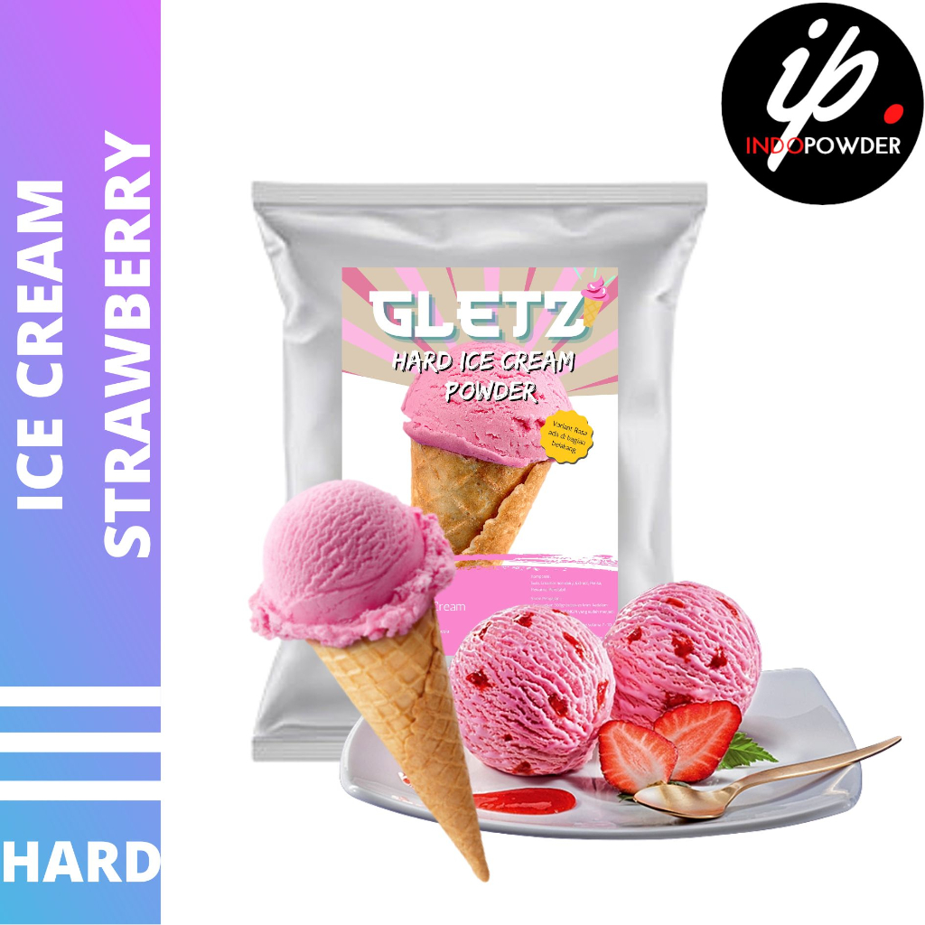 

HARD ICE CREAM STRAWBERRY 1Kg - Bubuk Es Krim STRAWBERRY - Bubuk Es Krim - ICE CREAM Powder