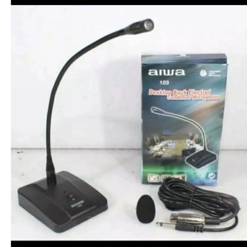 Mic Podium Mic Meja Mic podium Mic Kabel Aiwa 109