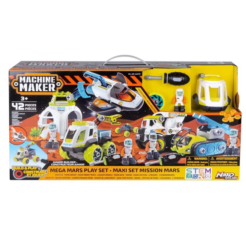 Nikko Machine Makers Mega Mars Toys Mainan Edukasi Anak