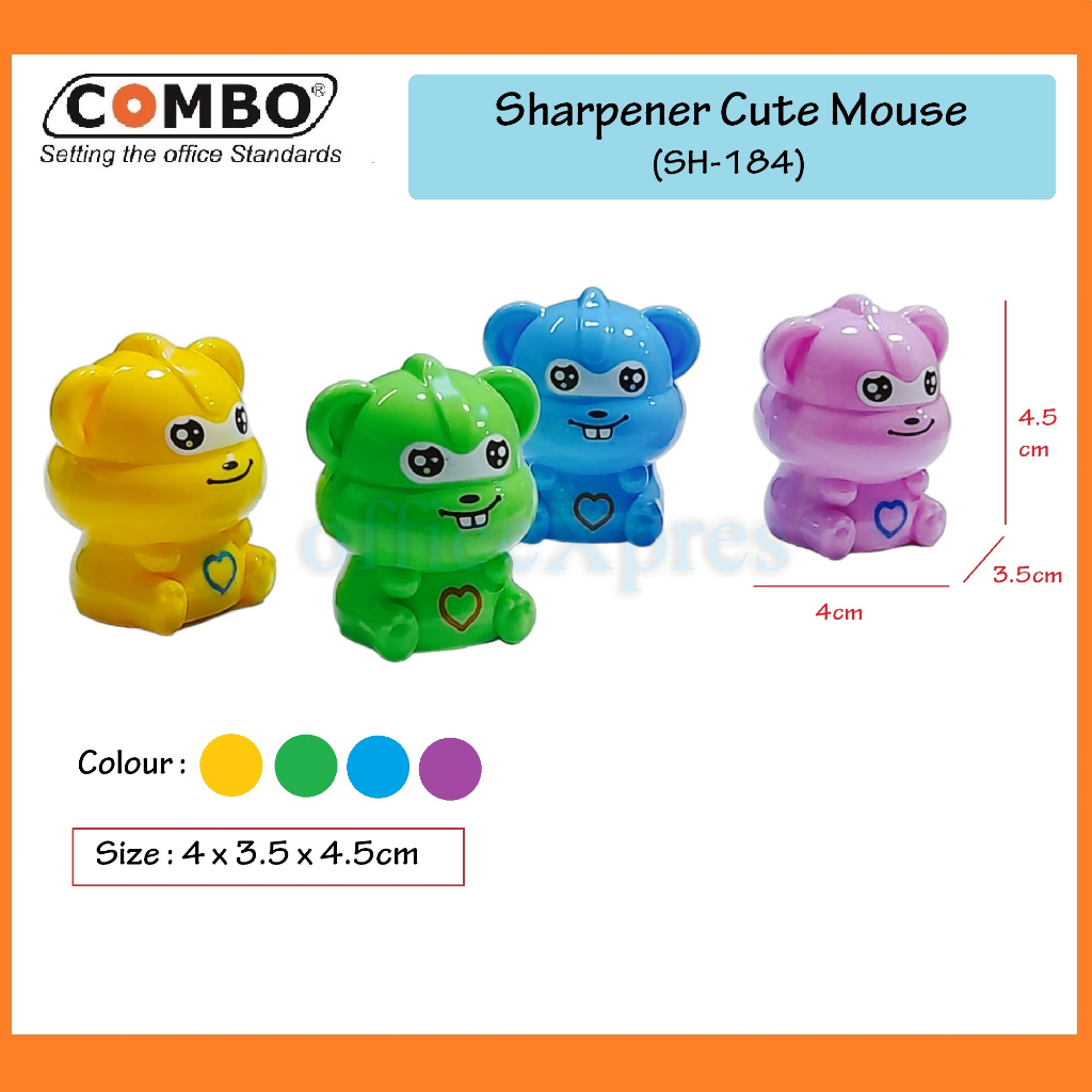 

Serutan Pensil Lucu / Rautan Pensil Imut / Rautan Manual Pencil Sharpener 184
