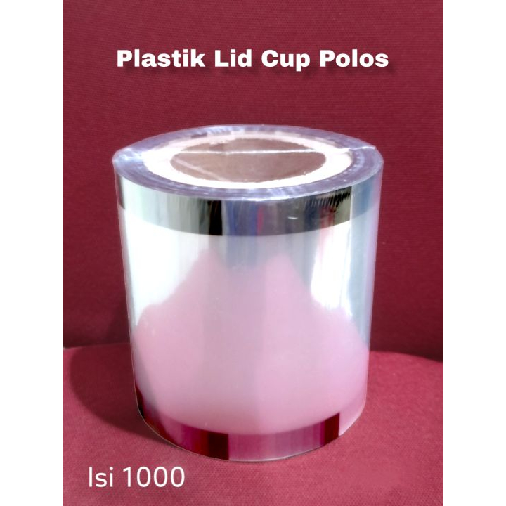 Plastik lid cup sealer /Cup Sealer isi 1200 cup dan 1000 cup /tutup minuman gelas