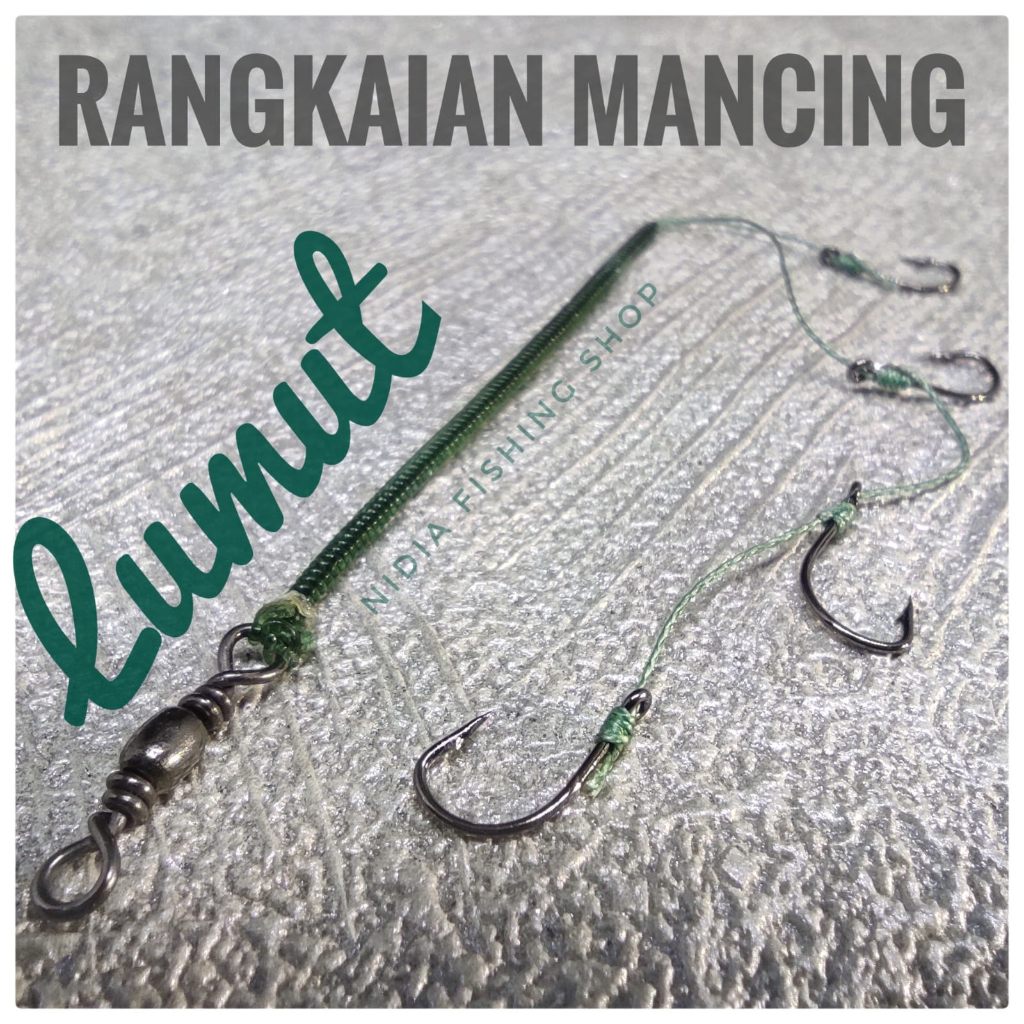 Rangkaian Kail Umpan Lumut | Rangkaian Kenceh Mancing Nila