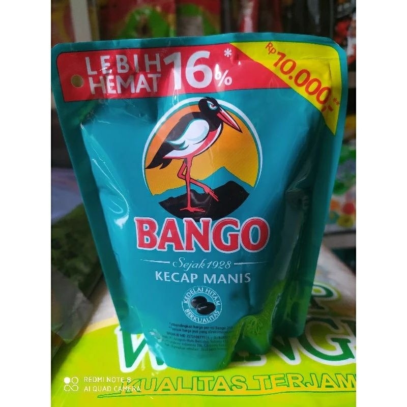 

Bango kecap refil 200ml X 2pouch
