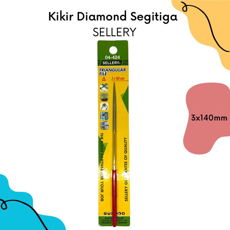 

Sellery Kikir Diamond Segitiga | Sellery Triangular File | Sellery Kikir Emas Segitiga | Sellery 04-424
