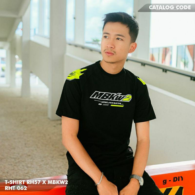 PROMO RHT 062 BELI 2 ONGKIR 1 bisa COD T-SHIRT RH57 X MBKW2 ORIGINAL KAOS RH57 KAOS RACING HELL KAOS
