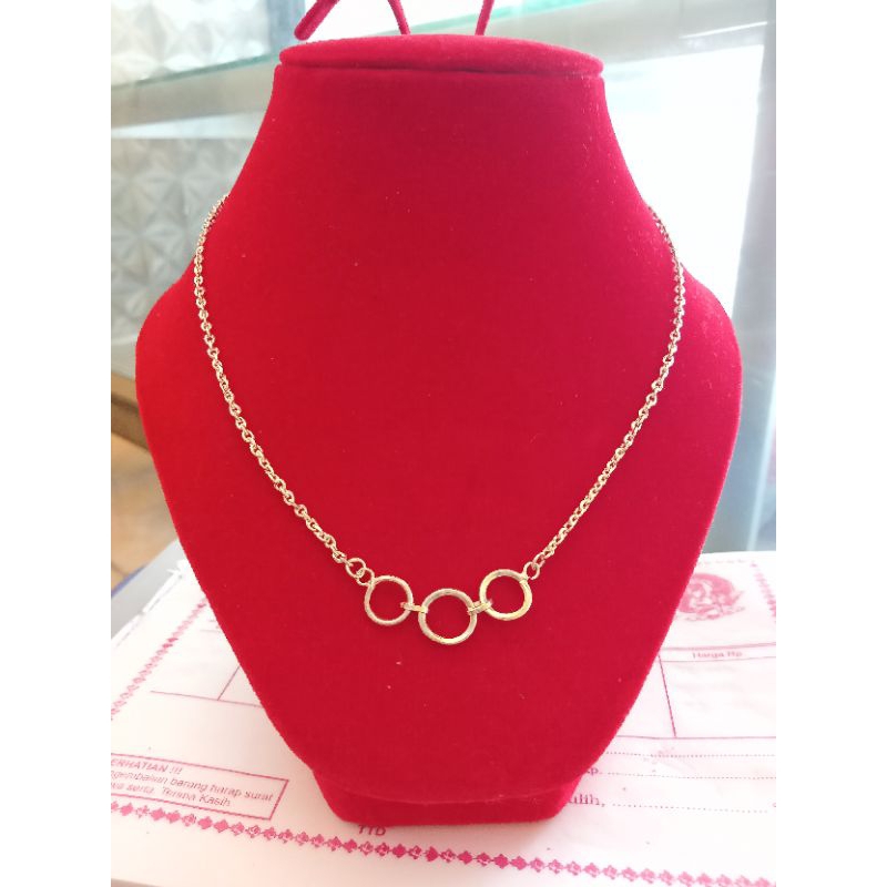 kalung medan kolong perak murni