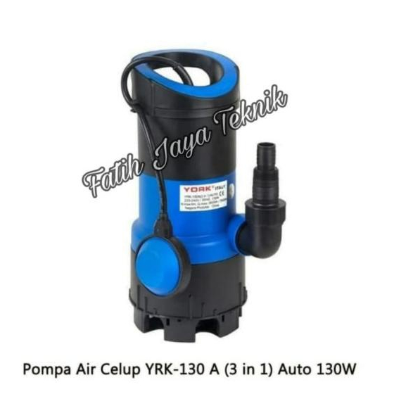 Pompa Celup Air Kolam Ikan Pompa Celup Otomatis York-130A (3 In 1)
