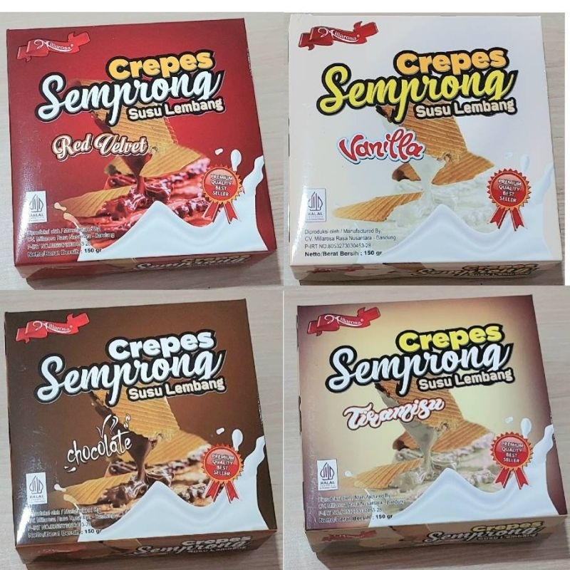 

MILLAROSA Crepes Semprong Susu Lembang