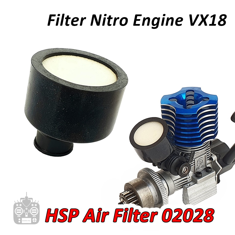 HSP Air Filter Saringan Udara  02028 Mesin Nitro VX18 Rc Car Hobby