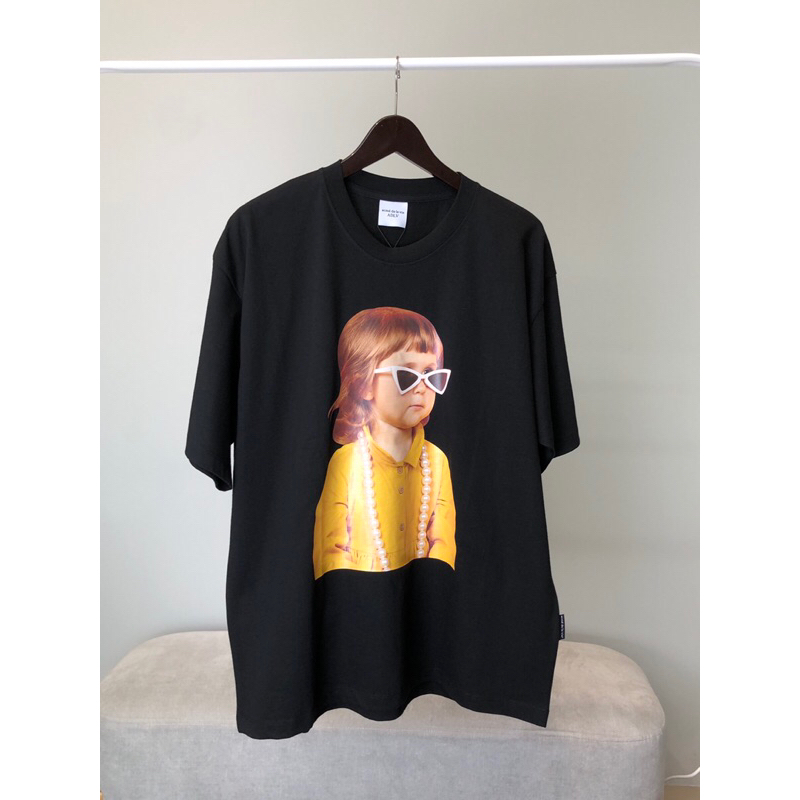 ADLV BABY FACE YELLOW SLEEVE T-SHIRT - UNISEX 100% ORIGINAL