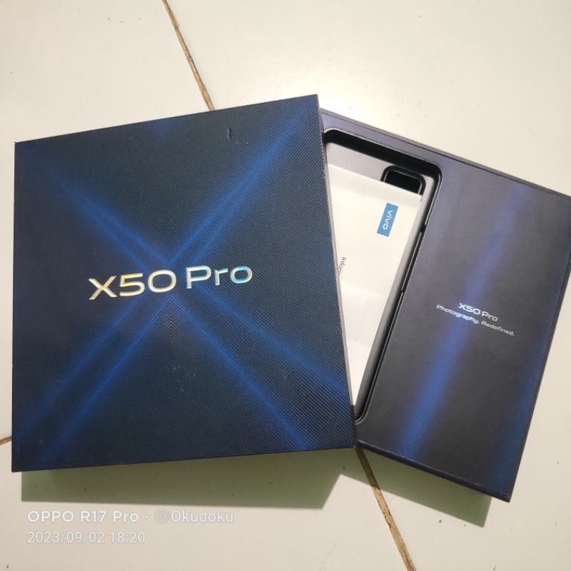 Dus Box Vivo X50 Pro Original Copotan