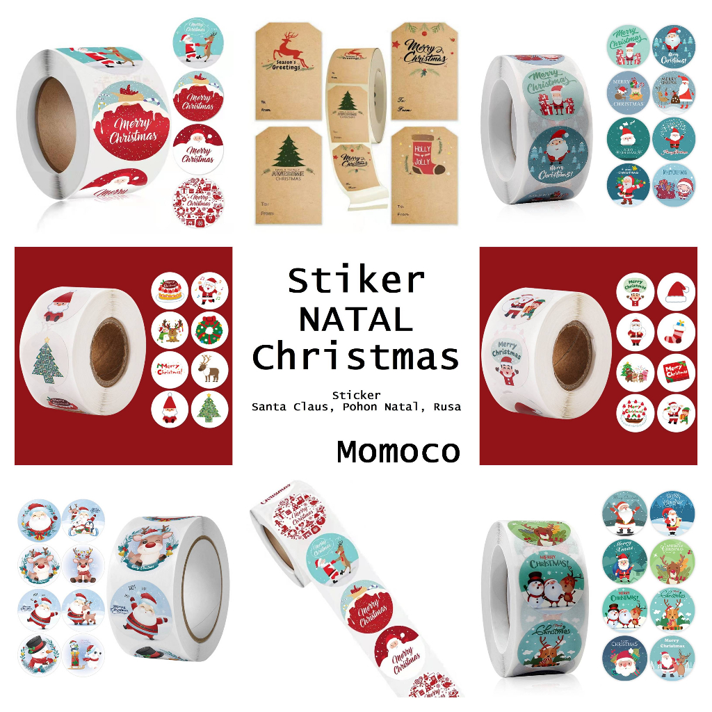 

Sticker Toples Natal Christmas Xmas Kue Kering Stiker Label Bingkisan