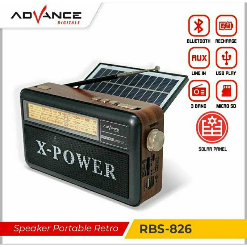 Radio advance rbs 826