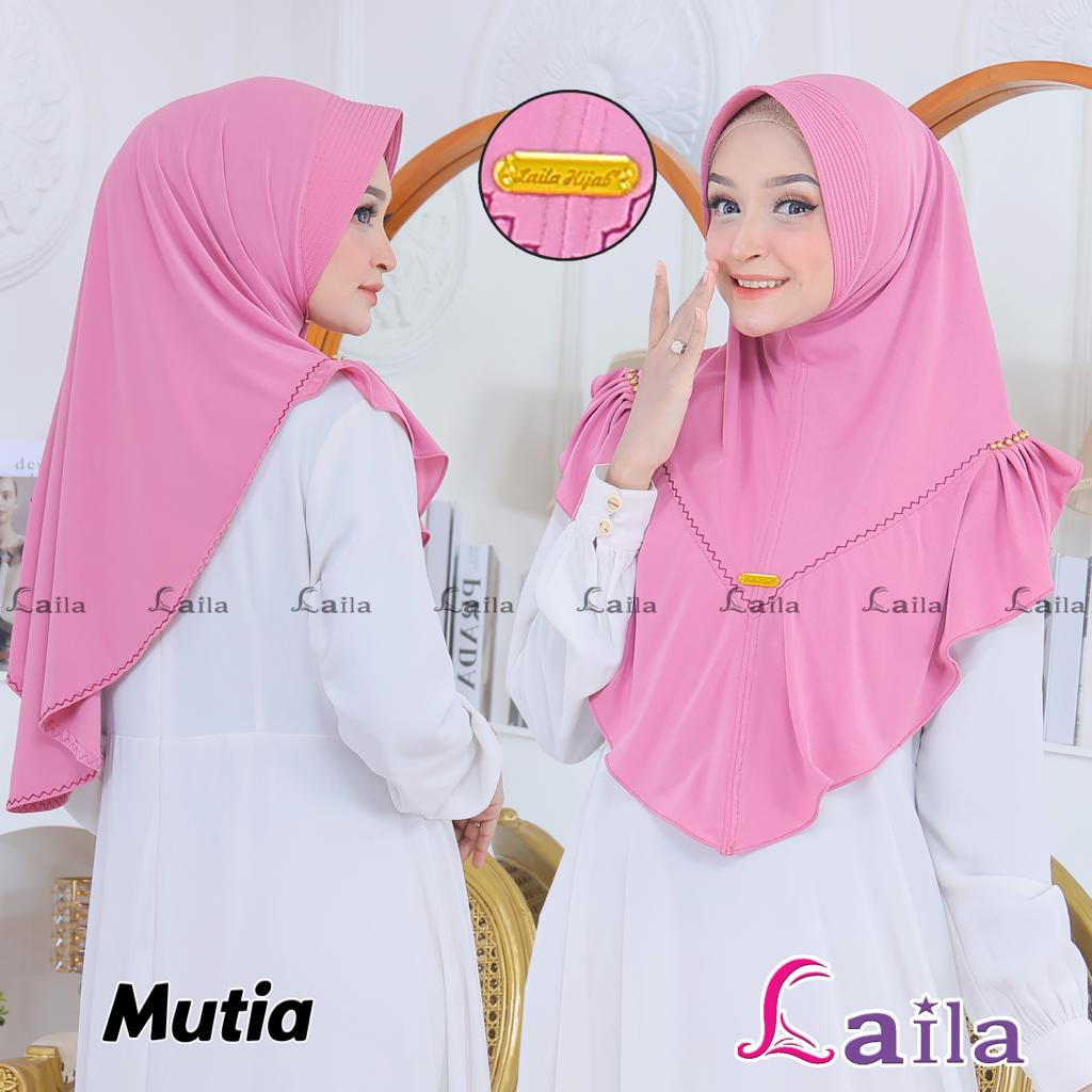 Jilbab Jersey Mutia Laila - Hijab Jersey Mutia Laila - Kerudung Jersey Mutia Laila