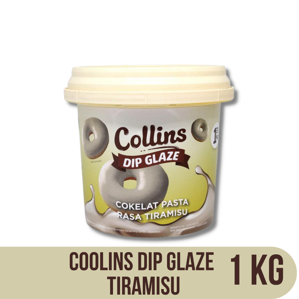 

Collins Dip Glaze 1 Kg Rasa Tiramisu