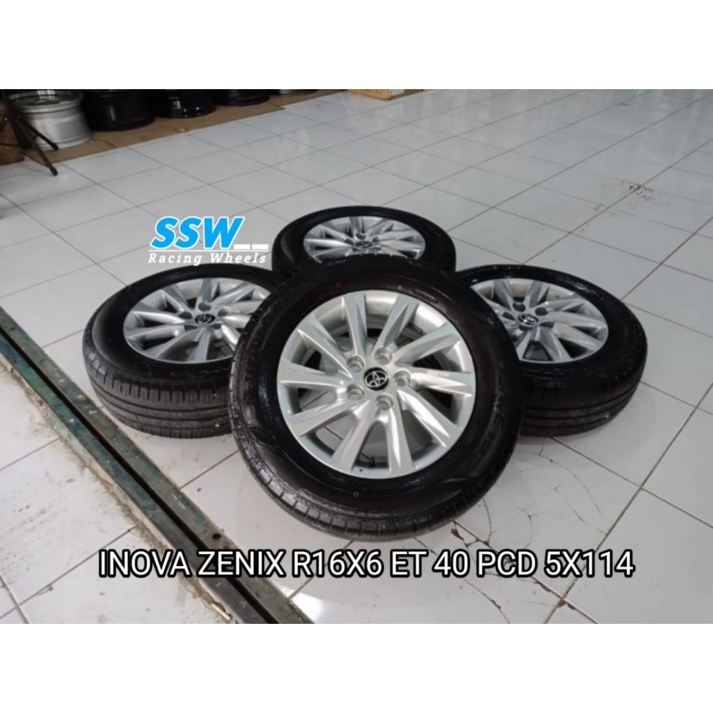 pelek mobil std inova zenix ring 16 + ban 205 65 r16