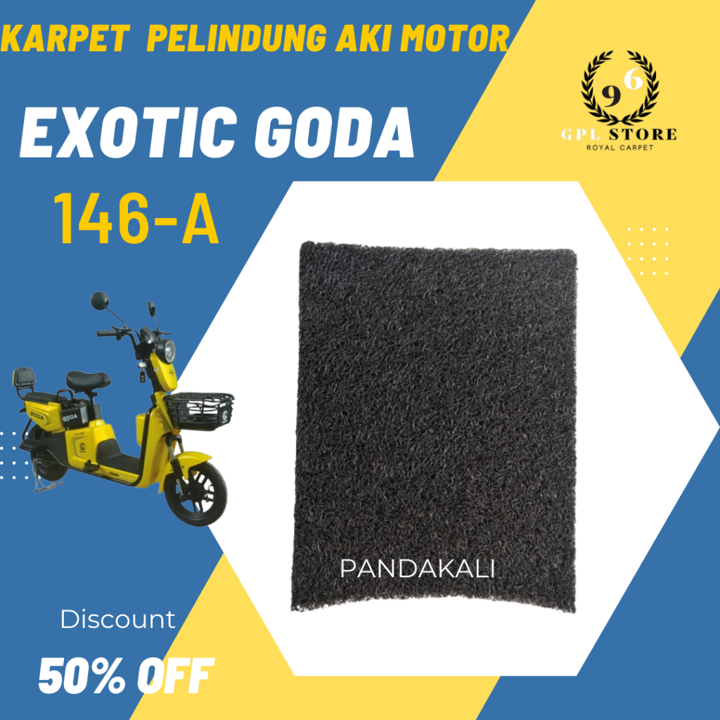 Karpet sepeda motor listrik Goda 146-A 146-D