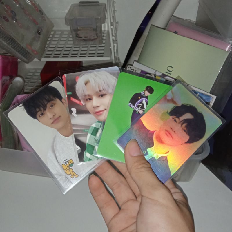 photocard nct official jungwoo sg22 pizza coupon mark cafe doyoung ar clip sticker chenle sg22 benef