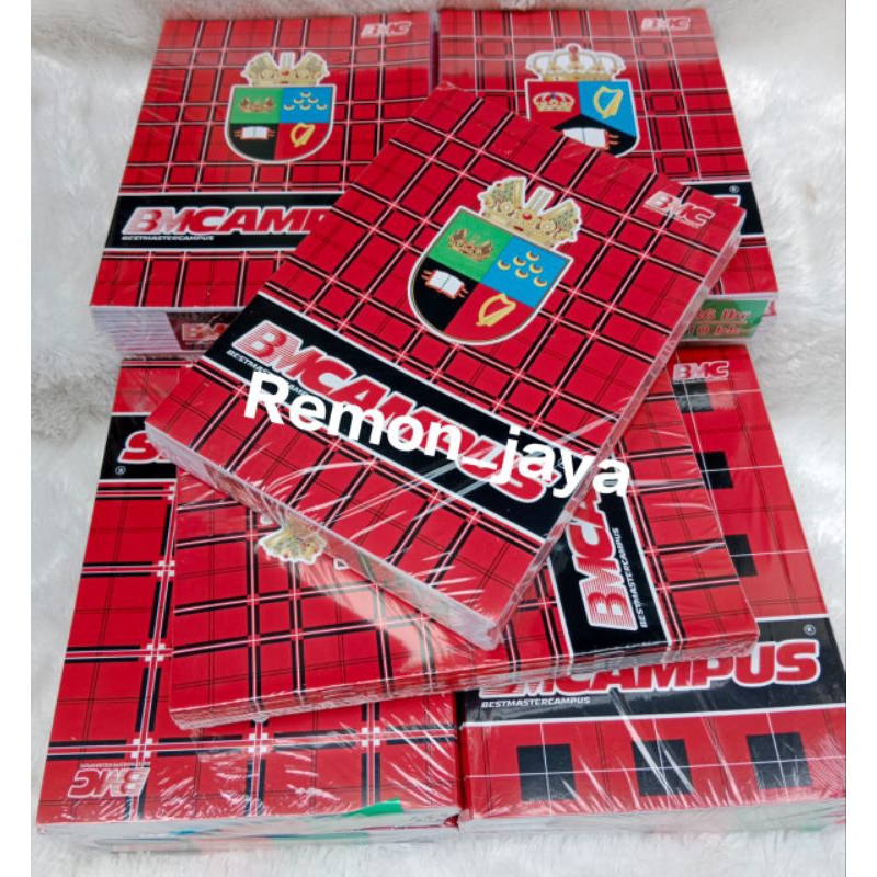 

(1 pak isi 10 pcs) Buku tulis bmcampus 36 lembar / buku catatan ukuran boxy panjang