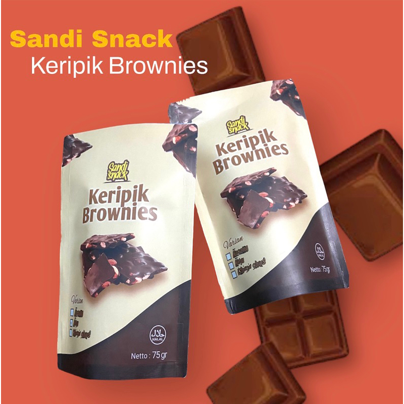 

KERIPIK BROWNIES/ BROWNIES CRISPY