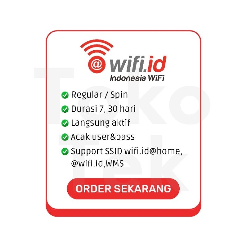 Voucher Digital Wifi Id Spin Regular
