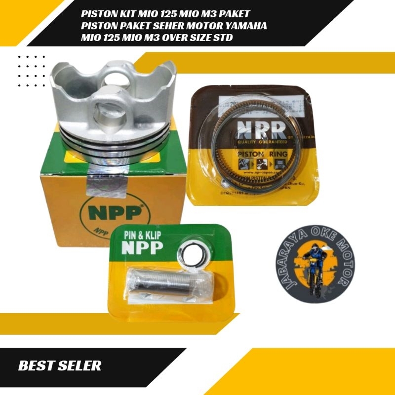 Piston Kit Mio 125 Mio M3 Paket Piston Paket Seher Motor Yamaha Mio 125 Mio M3 Over Size STD