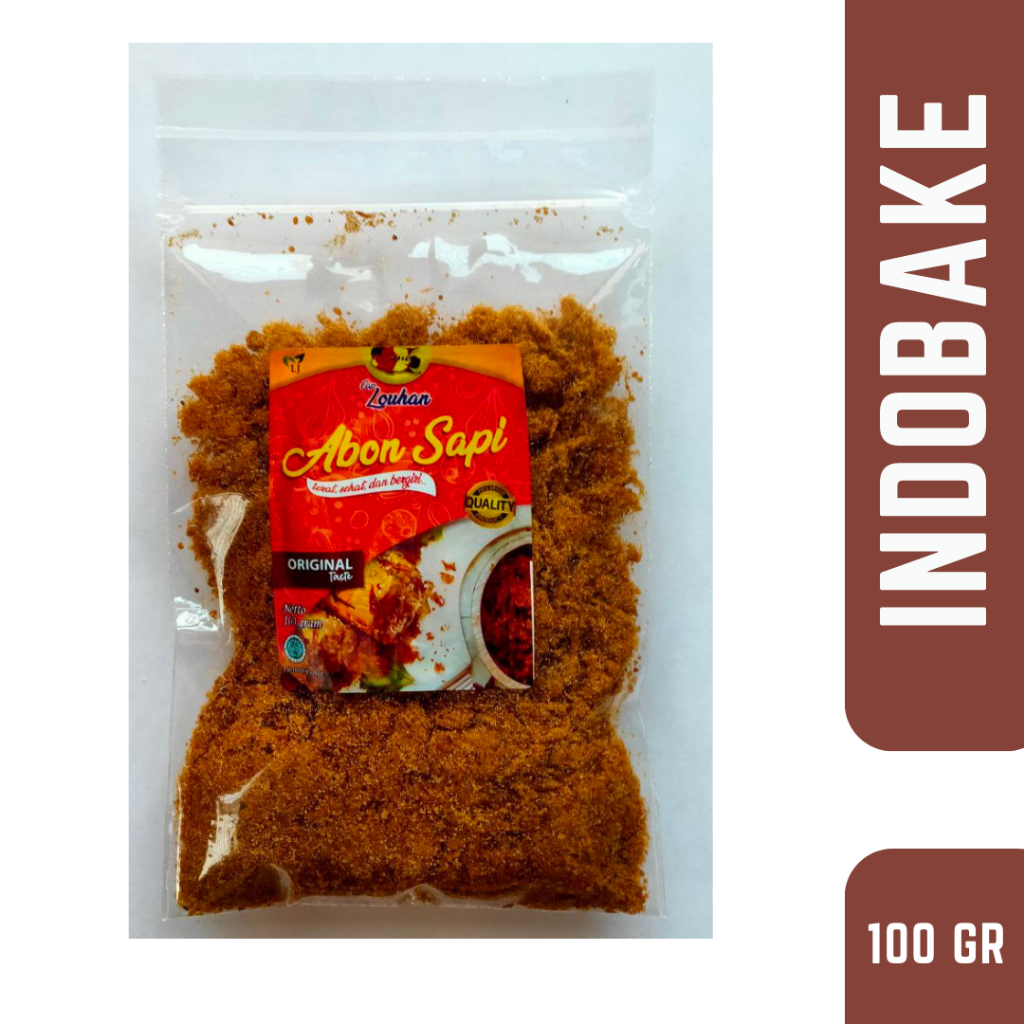 

Abon Sapi Cap Louhan Premium 100gr Repack abon daging asli 100gr (ORIGINAL)