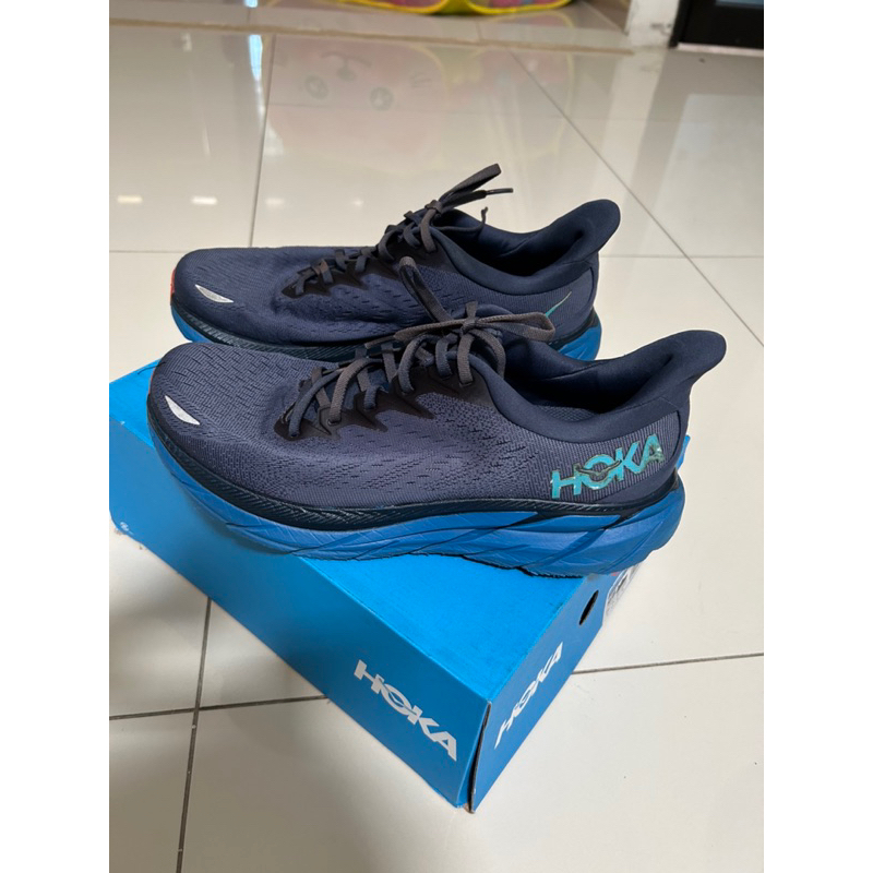 HOKA CLIFTON 8 WIDE VALLARTA BLUE SIZE 44