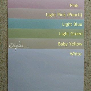 

Kertas Jasmine Warna Muda F4 (21.5x33cm) 190-210Gsm