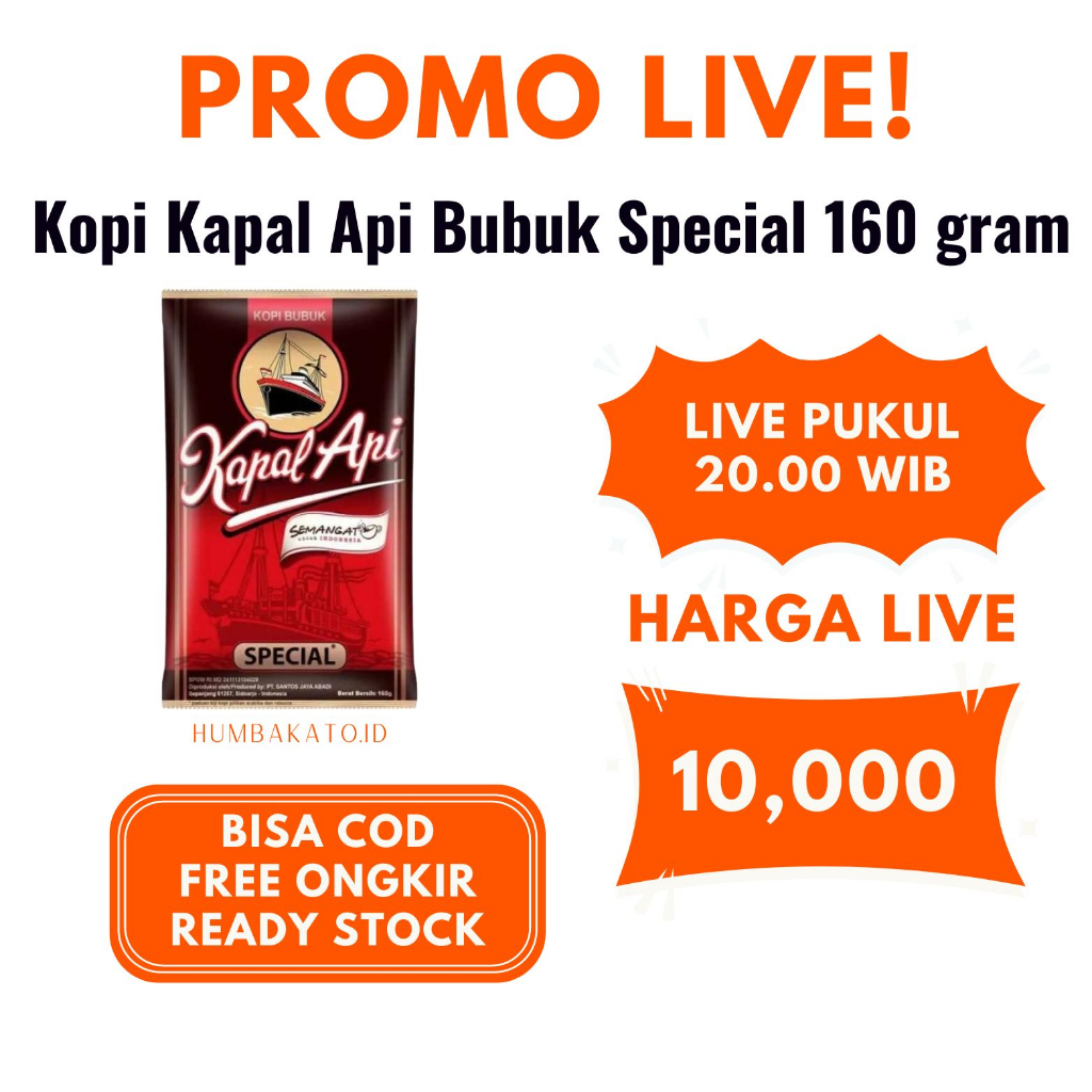 

Kopi Kapal Api Bubuk Instant Special 160gram