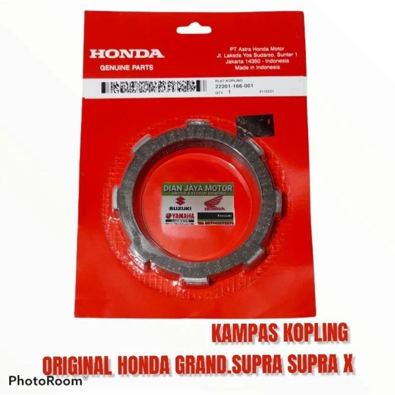 KAMPAS KOPLING PLAT KOPLING HONDA GRAND SUPRA SUPRA X 100 ORIGINAL AHM