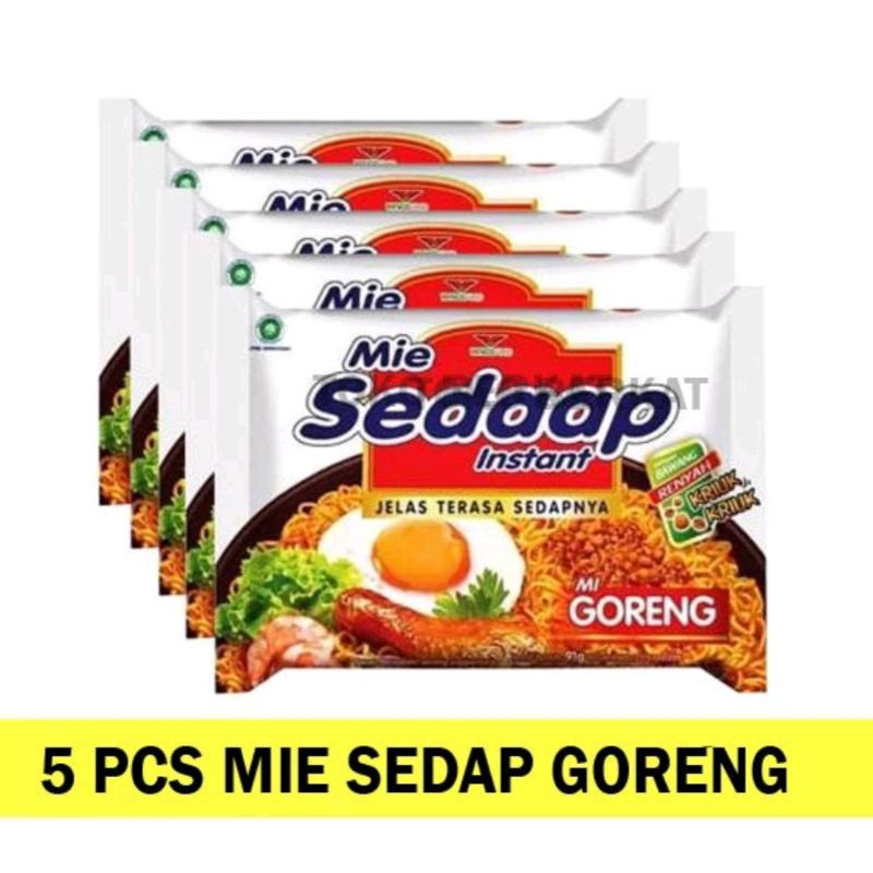 

Mie sedaap goreng isi 5pc