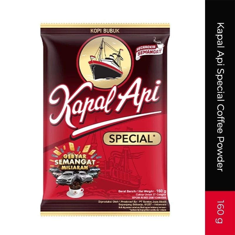 

✔️BYER✔️ KAPAL API KOPI BUBUK SPECIAL 160G