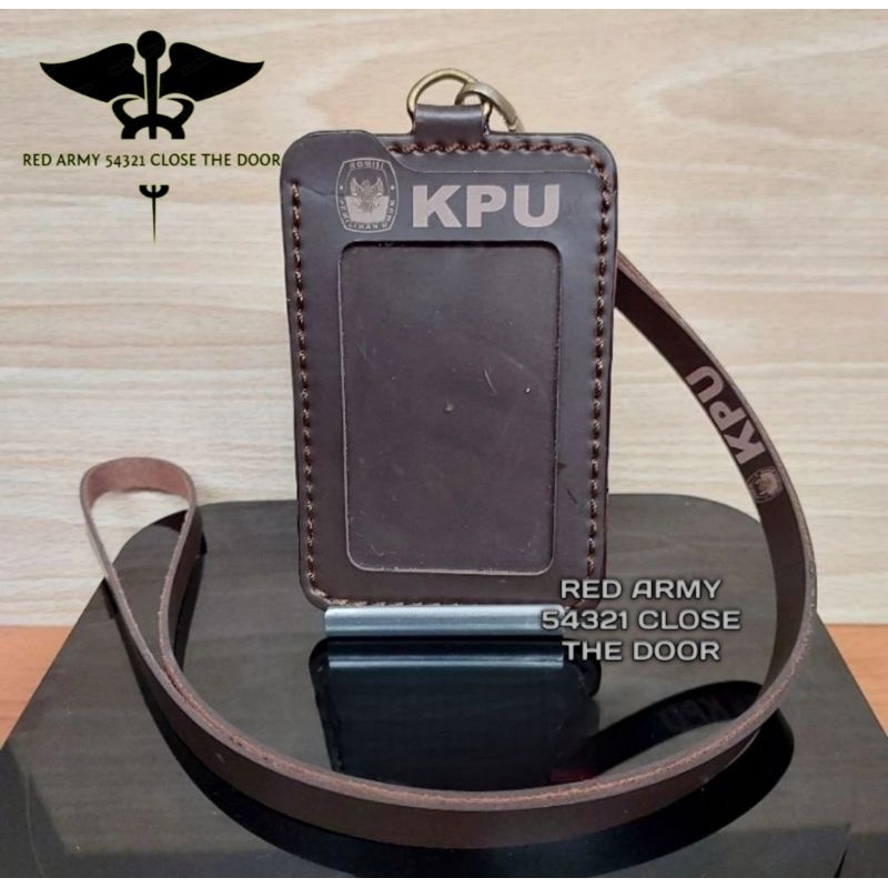 

ID Card Holder Name Tag Tali Lanyard Logo KPU