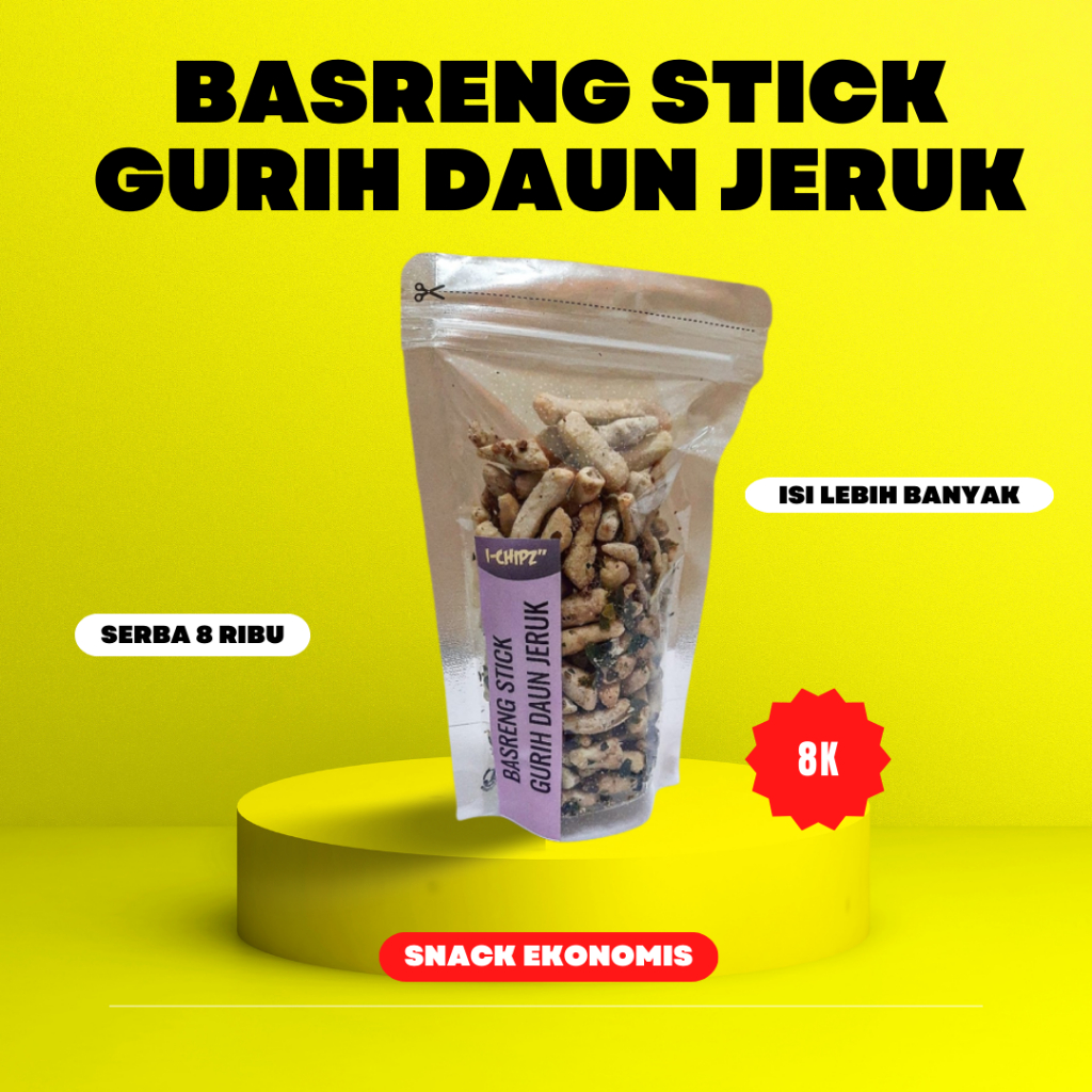 

Basreng Stick Gurih Daun Jeruk Viral Murah