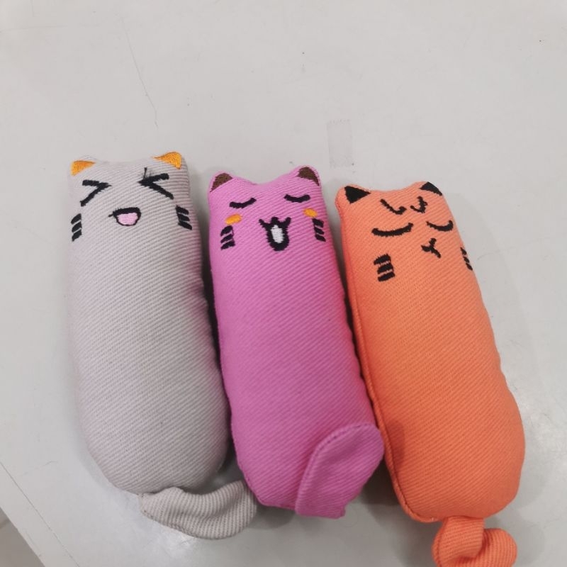 mainan kucing boneka kucing boneka catnip kucing