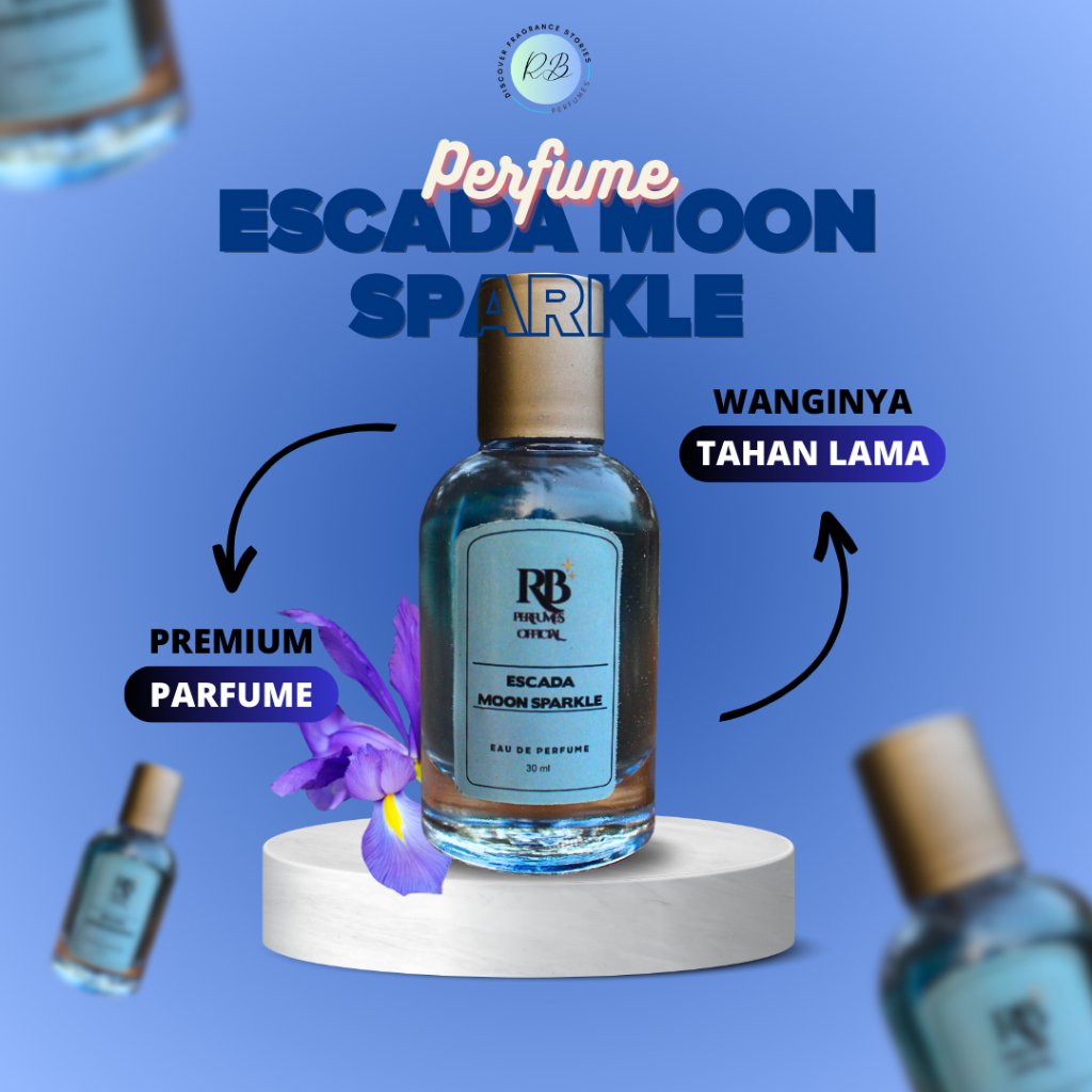 PREMIUM PERFUMES ESCADA MOON SPARKLE BY RB PARFUM PRIA WANITA 35ML TAHAN LAMA SEHARIAN TERMURAH ORIG