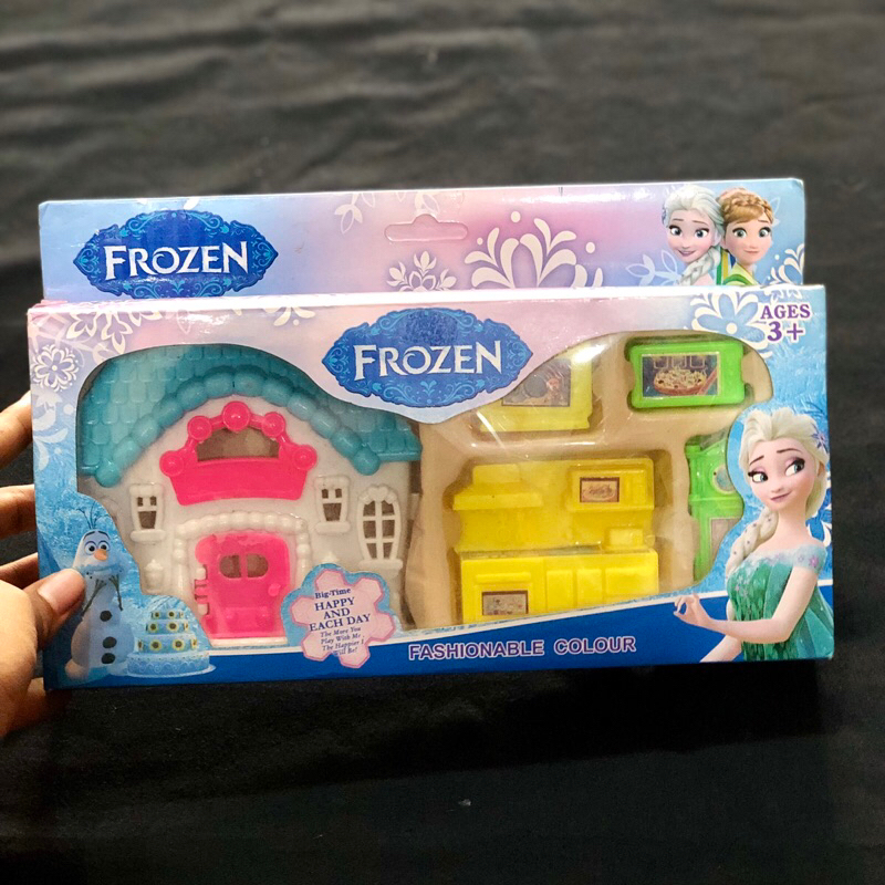 Mainan Rumah frozen Anak Bermain Karakter Frozen Perempuan Edukasi mainan set anak rumah frozen