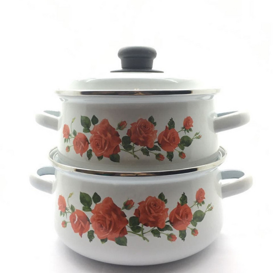 Kedaung Panci Enamel Set Panci Kedaung KI-130 Dona Set